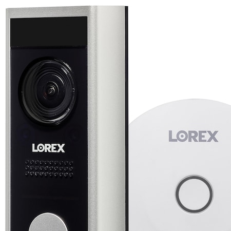 Home Monitoring Kit W 1080p Full HD Video Doorbell W Chime, Motion Sensor, & Door/Window Sensor